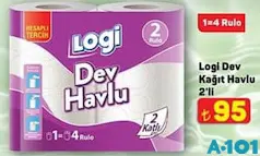 LOGİ DEV KAĞIT HAVLU 2'Lİ fiyat ve kampanya bilgisi